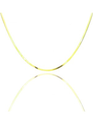 Midyat Gümüş Dünyası 925 Ayar Gümüş Italyan Ezme Zincir ve Bileklik