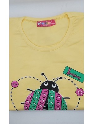 Walox Kız Çocuk Sarı T-Shirt
