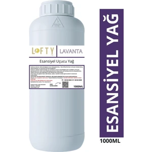 Lavanta Esansiyel Uçucu Yağ, Konsantre Esans, Oda Kokusu, Doğal 1000 ml