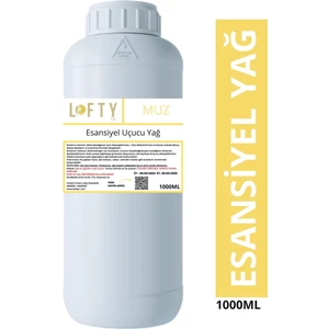 Muz Esansiyel Uçucu Yağ, Konsantre Esans, Oda Kokusu 1000 ml