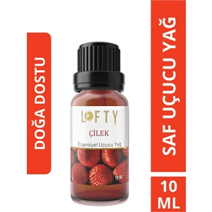 Çilek  Uçucu Yağ  Buhurdanlık Esansı Konsantre Oda Kokusu Uçucu Esans Buhur Yağı 10 ml