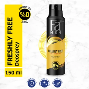 Freshly Free Misket Limonu & Zencefil Erkek Deosprey