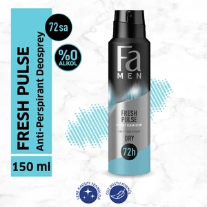 Men Fresh Pulse Tr Deo 150Ml Erkek Deosprey 1 Adet