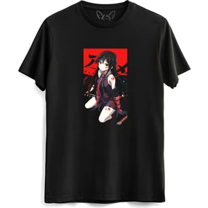 Akame Ga Kill Anime Siyah Tshirt