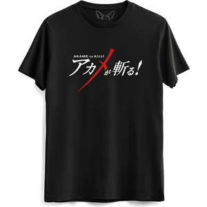 Akame Ga Kill Anime Siyah Tshirt