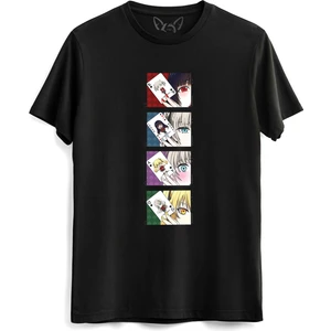 Kakegurui Anime Siyah Tshirt