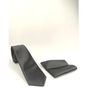 Ars Magic Box 1. Kalite Saten Parlak Slim Kravat Mendil Seti