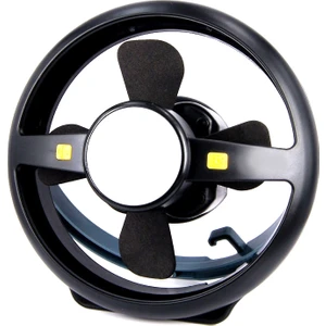 Açık Çadır USB Kanca Işık LED Kamp Fan Işık (Siyah) (Yurt Dışından)