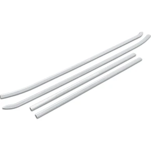 Alminox Oto Fiat Doblo Krom Cam Çıtası Tk 2010-2022 Arası 4 Prç