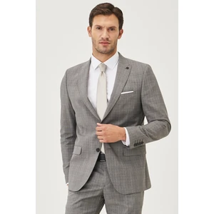 ALTINYILDIZ CLASSICS Erkek Gri Slim Fit Dar Kesim Takım Elbise
