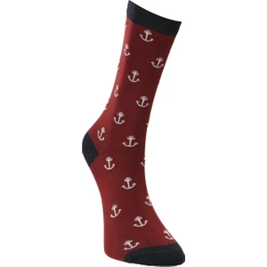 ALTINYILDIZ CLASSICS Erkek Bordo Bambulu Soket Çorap