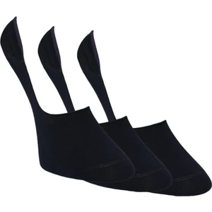 ALTINYILDIZ CLASSICS Erkek Lacivert Kaydırmaz Topuk Silikonlu 3'lü Babet Çorap