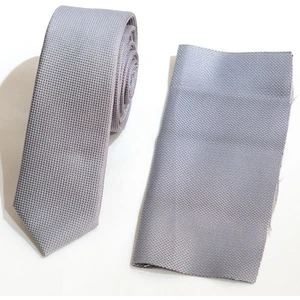 Ars Magic Box Unisex Kendinden Desenli Kravat Mendil Seti