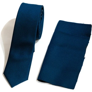 Ars Magic Box Unisex Kendinden Desenli Kravat Mendil Seti