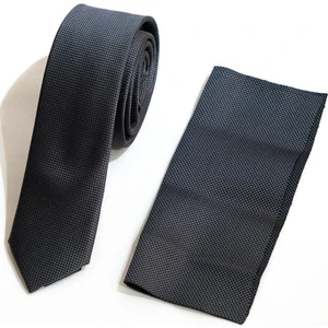 Ars Magic Box Unisex Kendinden Desenli Kravat Mendil Seti