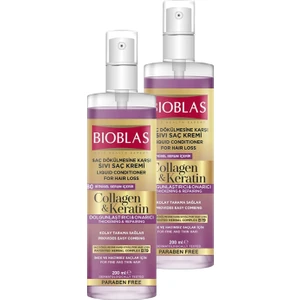Sıvı Saç Kremi Collagen & Keratin 400 ml  ( 200ML X2)