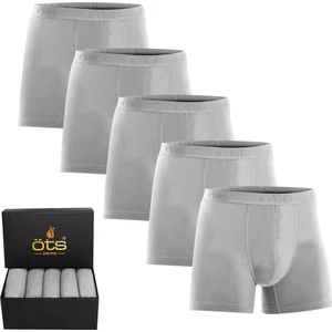 Erkek Modal Boxer 5'li Paket Pamuklu Esnek Kumaş Premium Özel Hediye Kutusunda, İç Giyim, Çamaşır