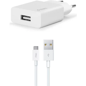 TTEC 2.1A Seyahat Şarj Aleti  + Type-C Kablo