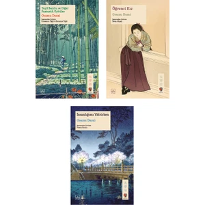 Insanlığımı Yitirirken - Öğrenci Kız - Yeşil Bambu ve Diğer Fantastik Öyküler - Osamu Dazai -  3 Kitap Set