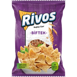 Rivos Buğday Cipsi (Biftek)- 10LU Paket