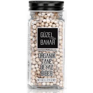 Güzel Ada Gıda Organik Tane Beyaz Biber 60 Gr