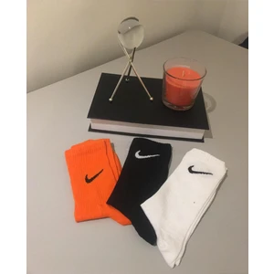 3'lü Pamuklu Kolej Çorap