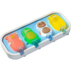 Dondurma Kalıp Yapışmaz 4 Kaviteler Silikon Dıy Karikatür Popsicle Kalıp (Yurt Dışından)