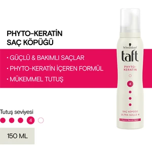 Keratin Ultra Güclü Köpük 150 Ml Saç Köpüğü 1 Adet