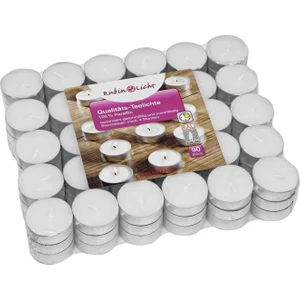 Rubin Licht Beyaz Parti Dekor Mumu Kokusuz Tealight 4 Saatlik 90'lı