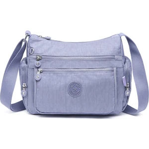 Smart Bags Krinkıl Kumaş Su Geçirmez Kadın Çapraz Çanta BC 1115 - Lila