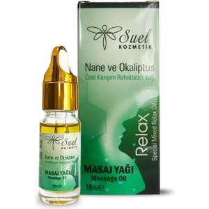Suel Kozmetik Relax Nane ve Okaliptus - Özel Karışım Rahatlatıcı Masaj Yağı