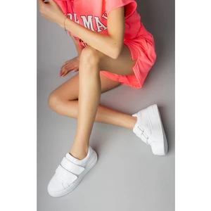 Tatrina Kalın Taban Beyaz Kadın Sneaker