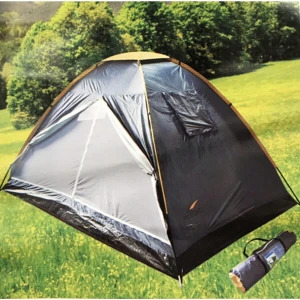 Pamukkale Branda Proforce 7 Kişilik 240-320-180 cm Çadır Gece Mavisi- Sarı