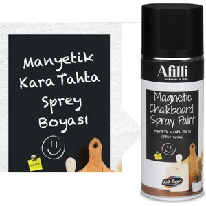Afilli Sprey Kara Tahta Boyası 400 ml Manyetik Sprey Boya