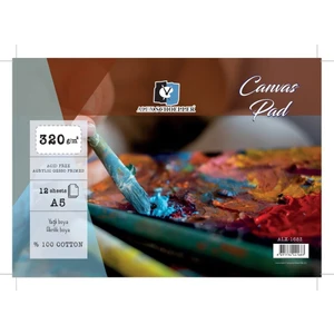 Alex Schoeller Canvas Pad A5 320GR. 12YP. N:ALX-1683