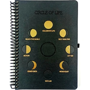 Circle Of Life Çizgili Defter 17X24CM 120 Yaprak