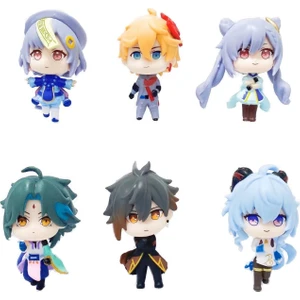 Genshin Impact Varış Mini Figür 6 Parça 8 cm. (Yurt Dışından)