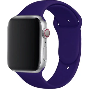 Apple Watch Uyumlu 7 41 mm Için Silikon Kordon Kayış M-L