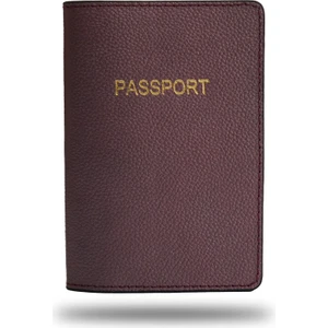 Seyahat Aksesuar Kişiye Özel Deri Pasaport Kılıfı