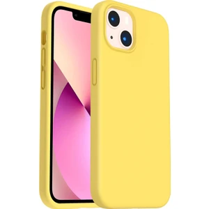 Bilişim Akademi Apple iPhone 13 Kılıf Lansman Içi Kadife Silikon Kapak Kılıf