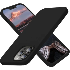 Bilişim Akademi Apple iPhone 13 Pro  Kılıf Lansman Içi Kadife Silikon Kapak Kılıf
