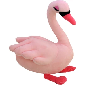 Kuğu Pelüş Oyuncak Sevimli Kuş Peluş 35 cm Pembe