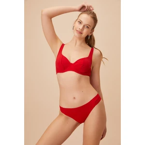Yanı Pileli Bikini Alt