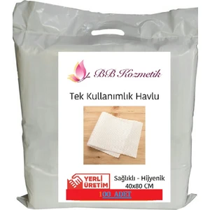 BB Kozmetik Tek Kullanımlık 100 Adet veya 1300gr (40X80)