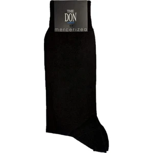 The Don London Merserize Erkek Çorap Siyah Renk