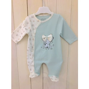 Mother Wings Kız Bebek Yandan Çıtçıtlı Ayaklı Tulum