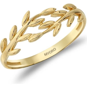 14 Ayar Altın Zeytin Dalı Eklem Yüzük