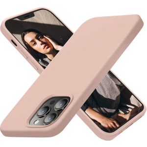 Bilişim Akademi iPhone 13 Pro Kılıf Lansman Içi Kadife Silikon Kapak Kılıf