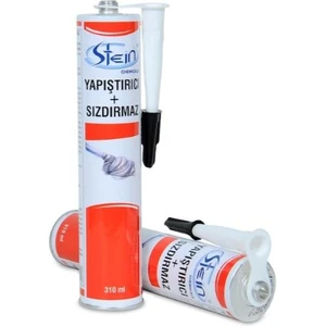 Stein Pu 50 Adhesive - Poliüretan Mastik 1 Adet 310 ml Siyah