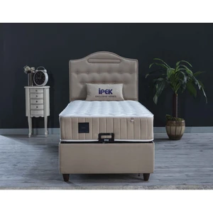 Ipek Mobilya Nima 3 Lü Set ( Baza + Başlık + Yatak ) Tek Kişilik ( Bej ) 90X190